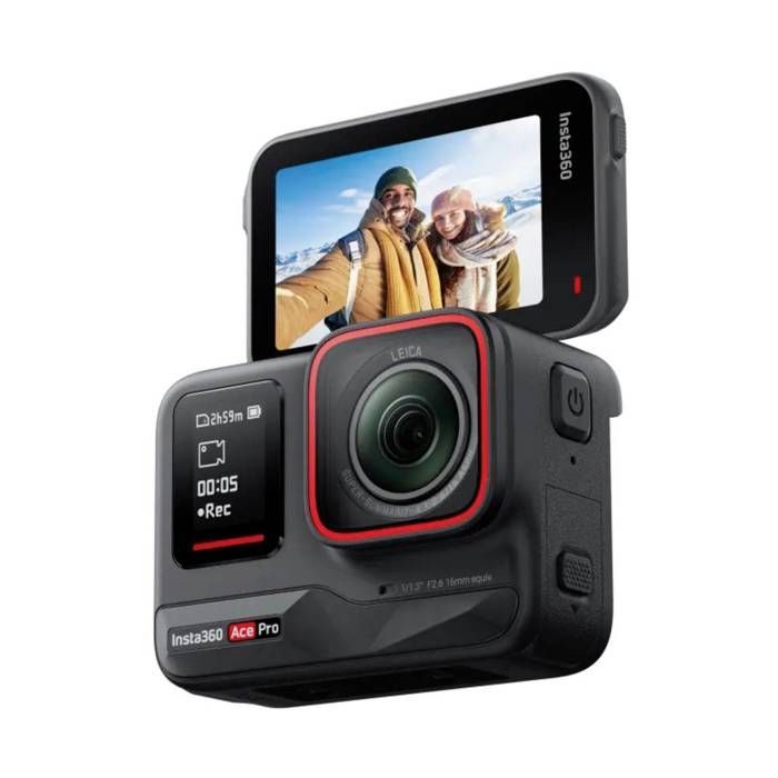 Insta360 Ace Pro Action Camera: 8K, 4K, 2.7K, Full HD, Slow Motion, Time-Lapse, Touchscreen, Bluetooth, WiFi, Waterproof