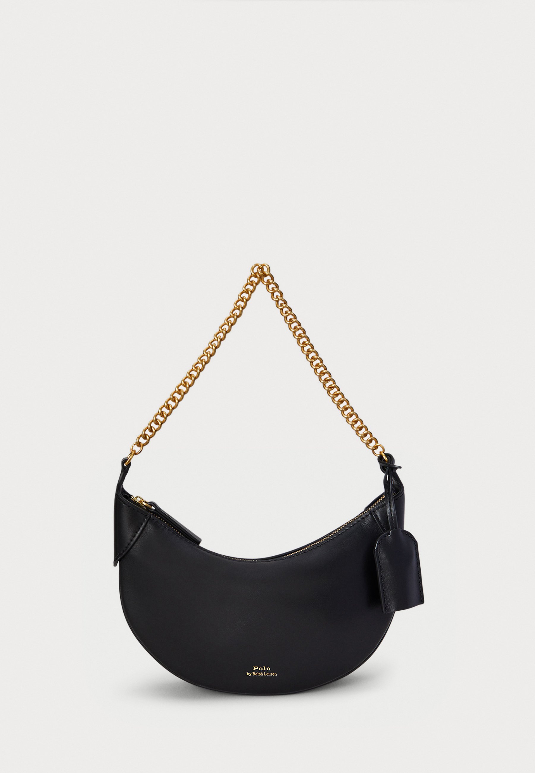 Polo Ralph Lauren POLO ID LEREN MINI TAS MET KETTING - Handtas - zwart