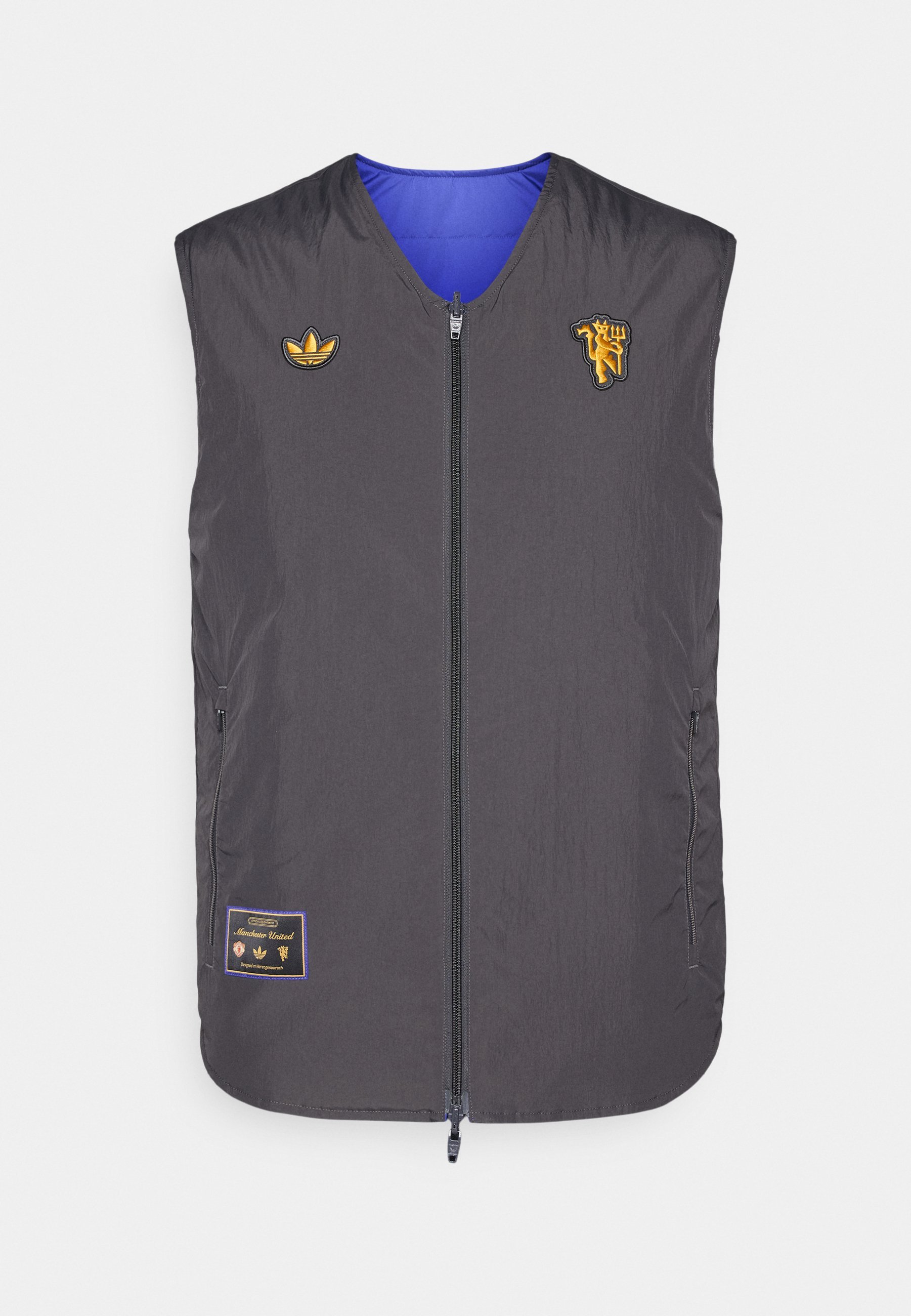 adidas Originals MANCHESTER UNITED ICON VEST - Vest - utility zwart/semi night flash