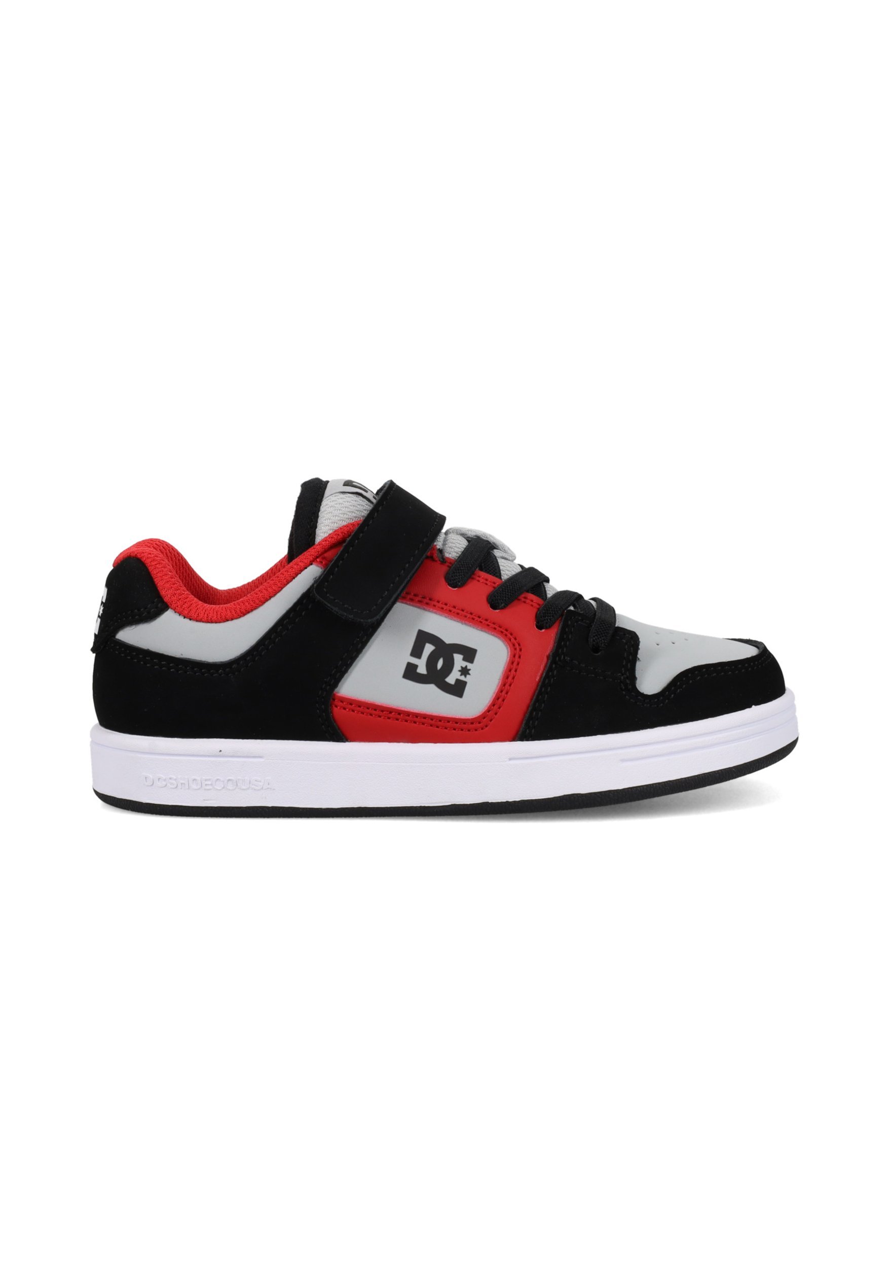 DC Shoes MANTECA - Kedas - melnas/pelēkas/sarkanas