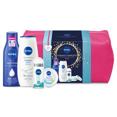 Nivea Happy Girls komplett pleiepakke, forfriskende treningsrutineprodukter, 1 enhet, 1 enhet