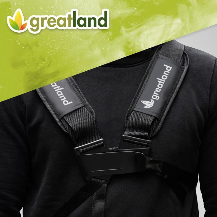 Freischneider - GREATLAND - 4 in 1 - 52 cm³ Motor - 43 cm Schnittbreite - Doppeltragegurt