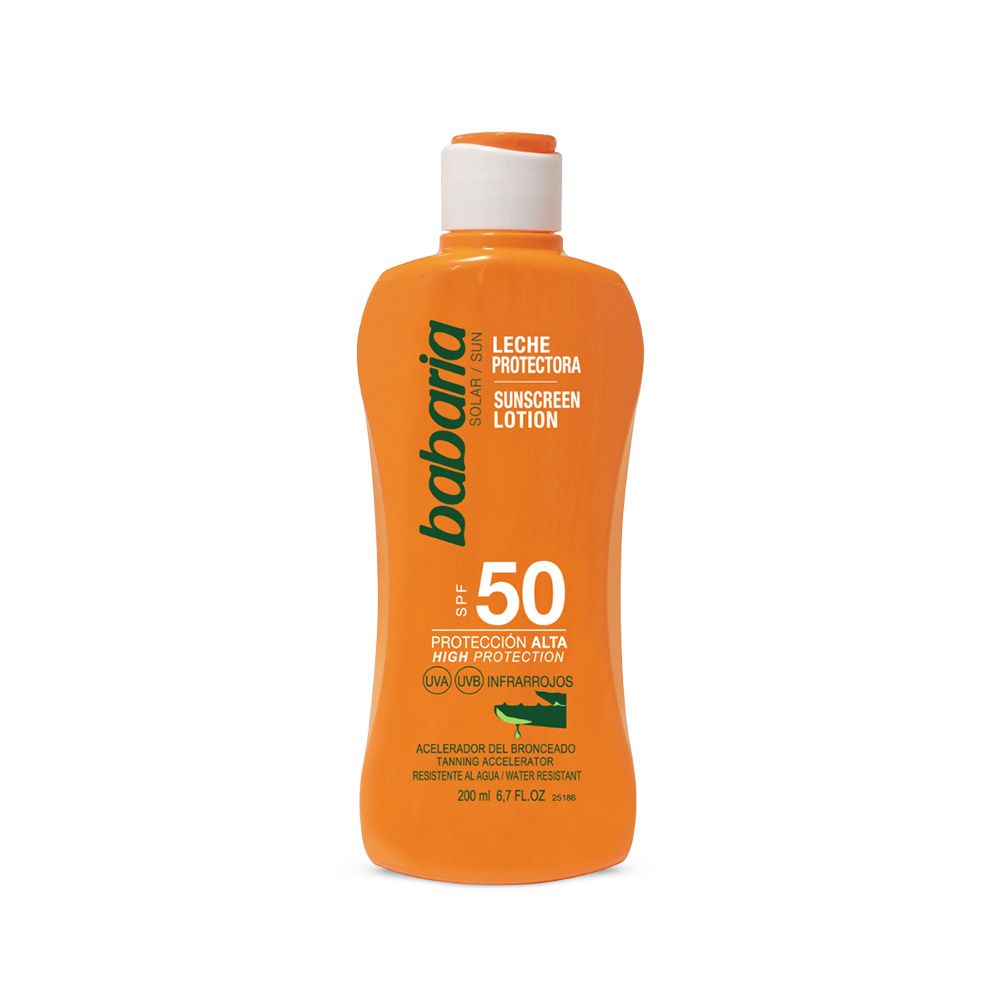 Alvejas saules aizsargpiens ar SPF 50 Ķermeņa aizsardzība