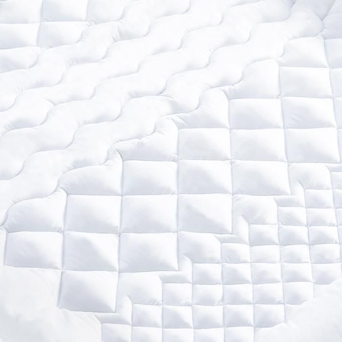 Cubrecolchón IDMARKET 140x190 CM SACHA 7 zonas de confort, grueso y suave, 600 gr