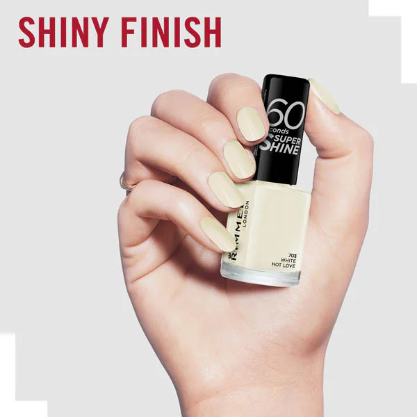 Rimmel lak za nokte 60 Second White Hot Love 8ml