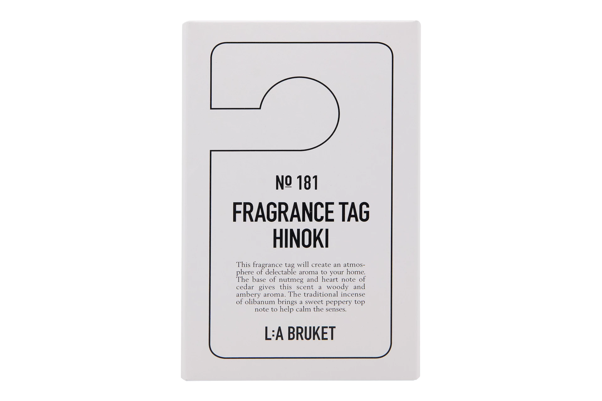 181 Etichetă de parfum Hinoki - L:a Bruket