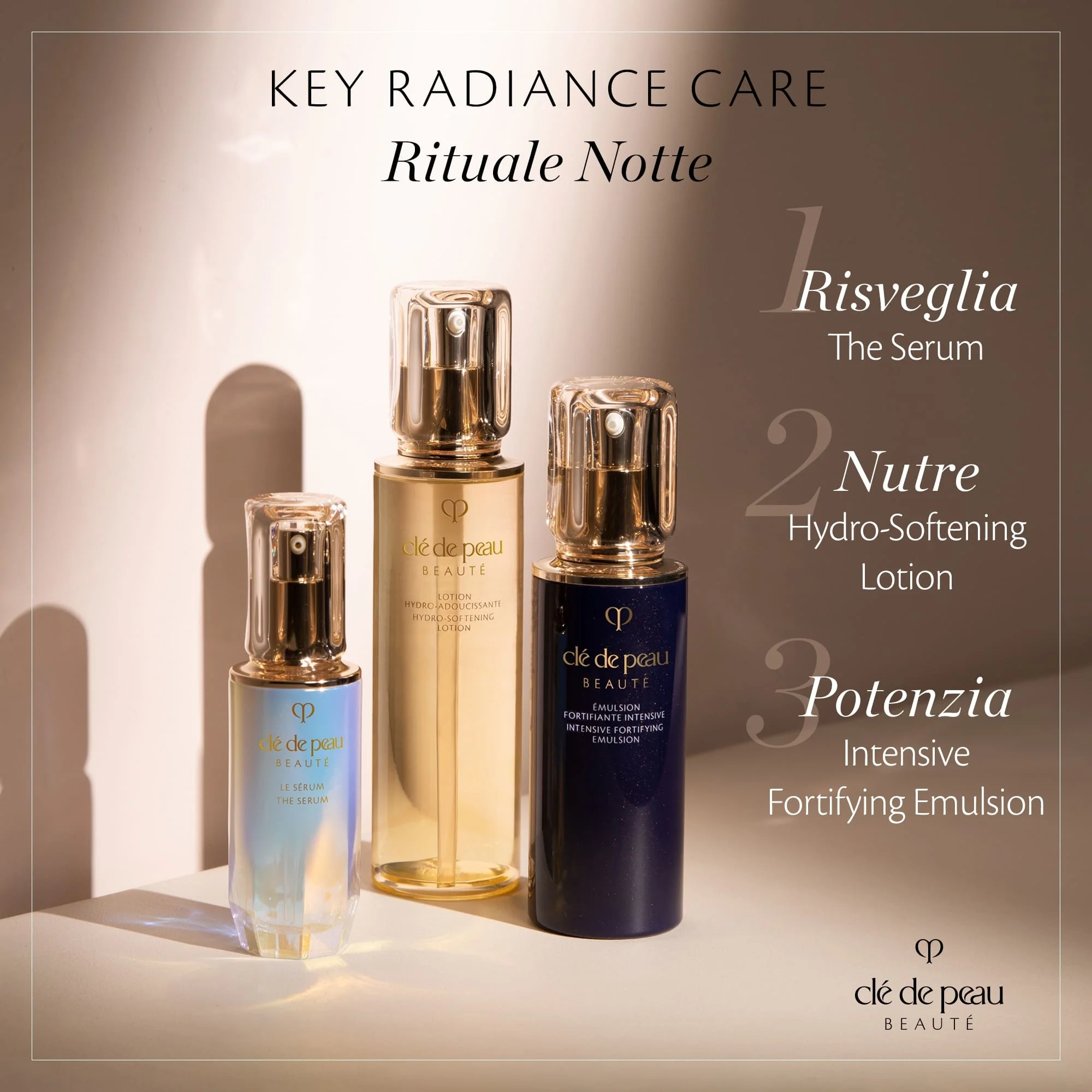 Key Radiance Care Intensive Fortifying Emulsion - Tratt.globale viso notte , Fluido viso effetto globale
