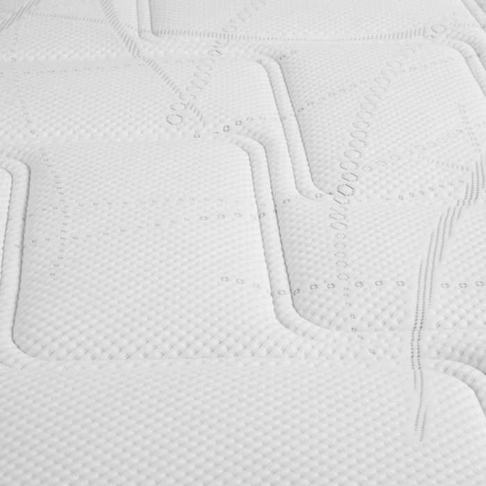 Set materasso relax, 100% lattice, base e gambe in TPR, Twilight 600 - SOMEO 70x190 - Legno scuro - Garanzia di 7 anni - Someo