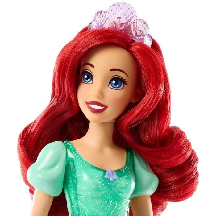 Ariel Doll 29 cm, Mattel Disney Princess Doll Dress and Accessories HLW10