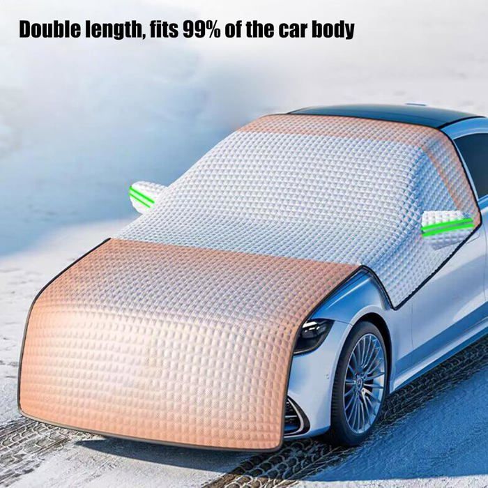 Funda anticongelante para coche - MICH - Protección UV - Impermeable - Talla única - SUV, sedán, camioneta - Parabrisas
