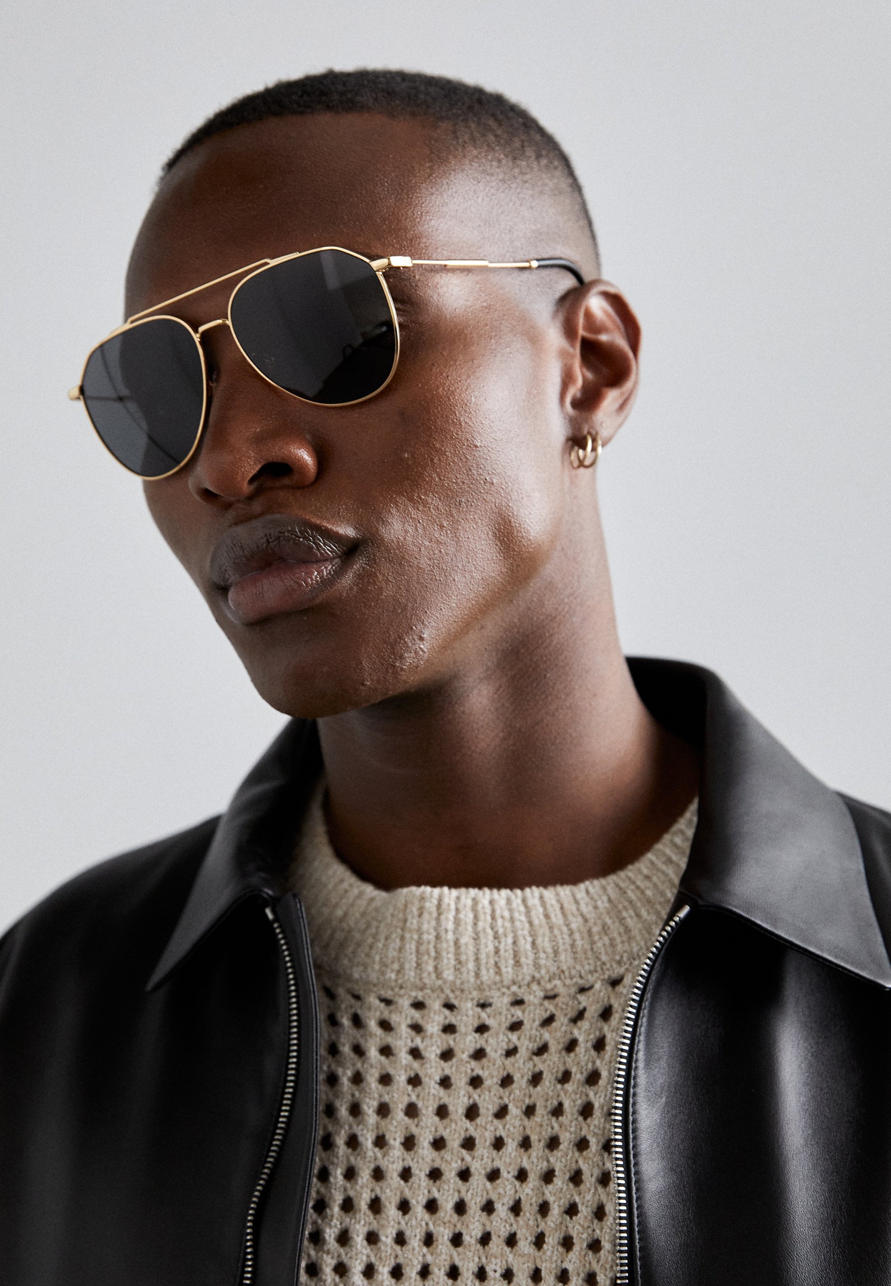 Dolce&Gabbana UNISEX - Zonnebril - goudkleurig