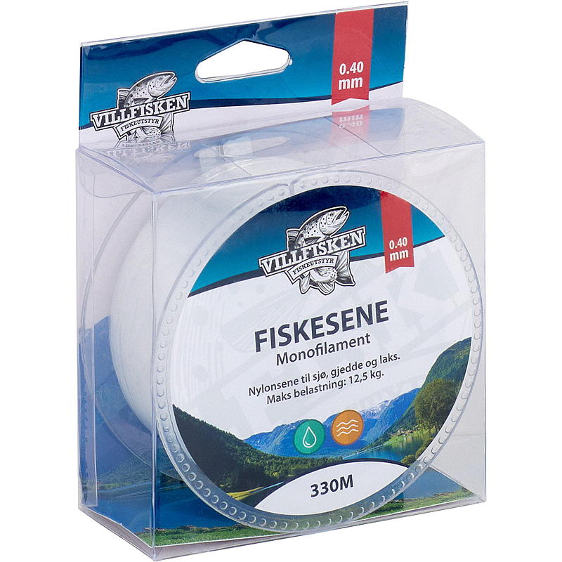 Villfisken Fisklina mono 0,40 mm, 330 m, Villfisken