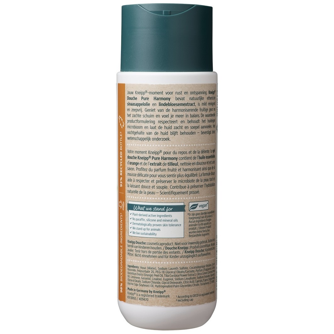 Kneipp dušo želė „Pure Harmony“ 200 ml