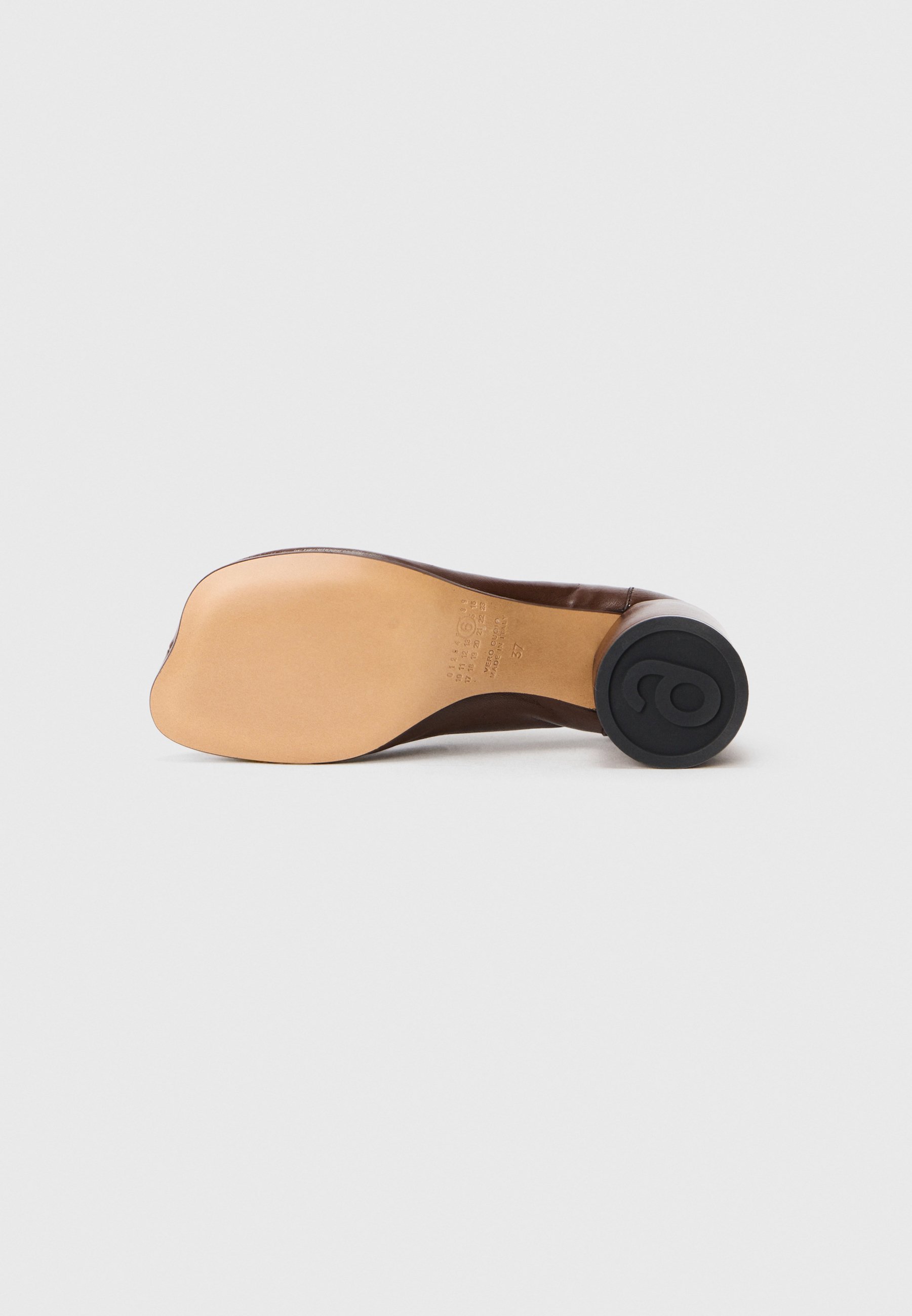MM6 Maison Margiela COURT - Sandaler med hæl - black/sable