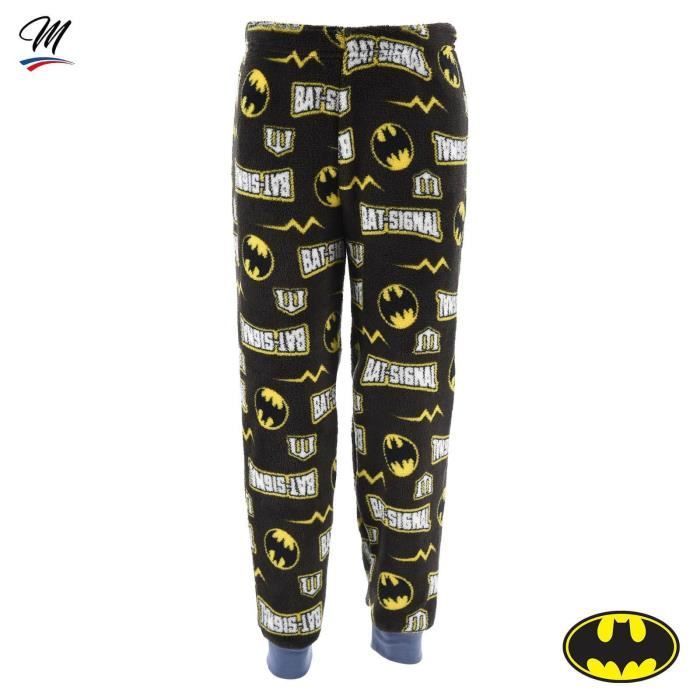 Ensemble de Pyjama Polaire Garçon BATMAN - DC Comics - Hiver - Bleu