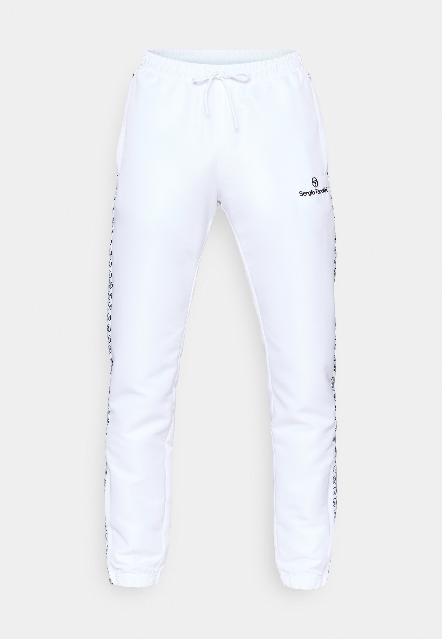 Pantalon Sergio Tacchini MORGANA - Bas de survêtement - blanc/noir
