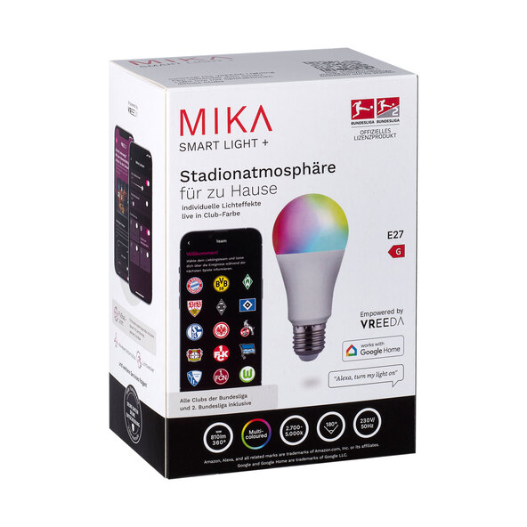 Smartes LED-Fußball-Leuchtmittel MIKA E27