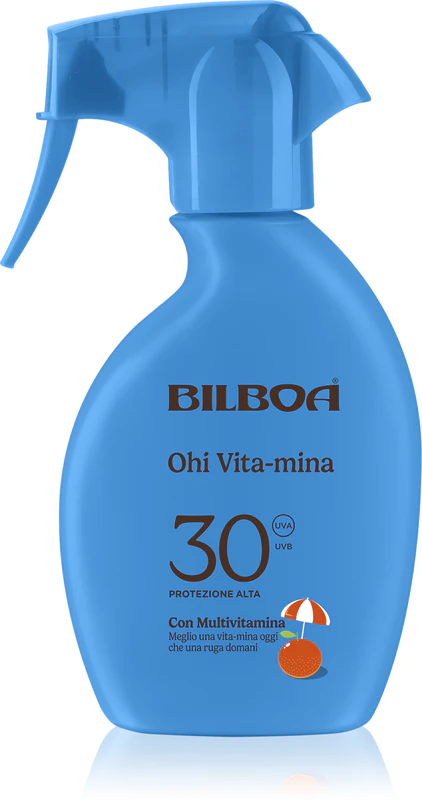 Opaľovací sprej Bilboa Ohi Vitamina Trigger s vitamínmi