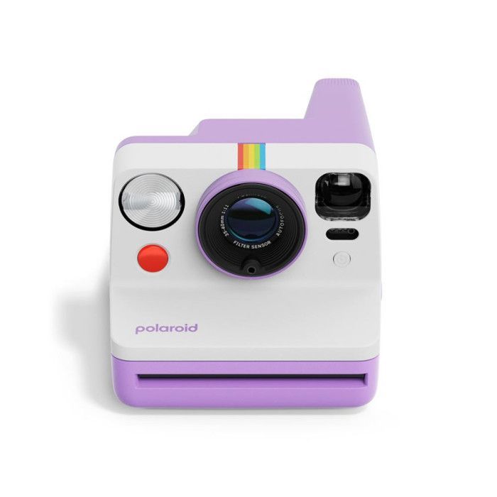 Cámara instantánea Polaroid Now Generación 3, color morado.
