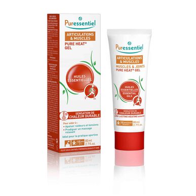 Puressentiel Nivel- ja lihasgeeli, pitkäkestoinen lämpö, 80 ml