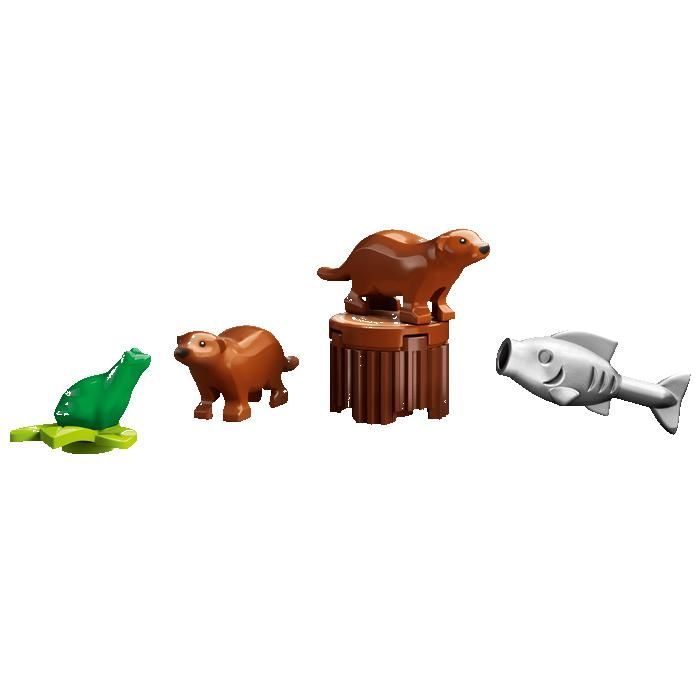 LEGO City 60394 Maasturi ja Saukon Luola Lahjat Lelut Keräilyesineet 5+