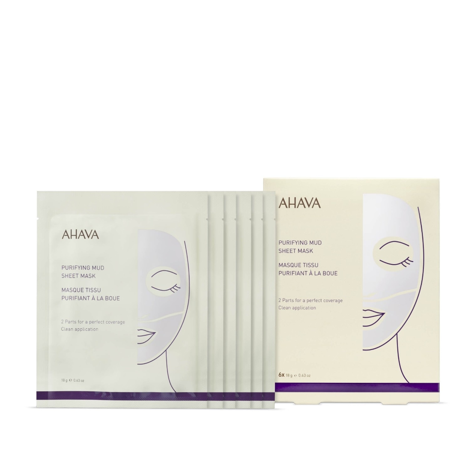 AHAVA Purifying Mud Sheet Mask