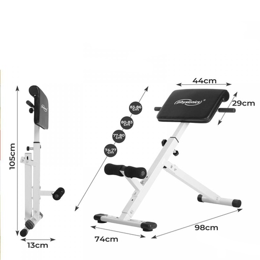 Multifunktionale Bauch- und Rückenbank von Roman Chair, verstellbar und klappbar