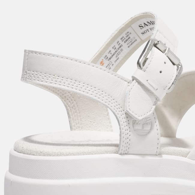 Sandalo a Listini Incrociati London Vibe da                Donna in bianco