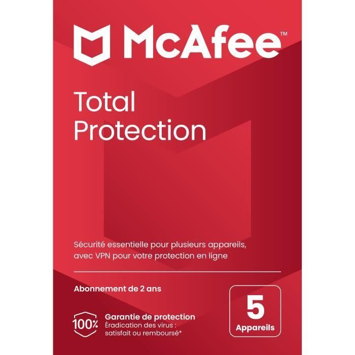 McAfee Total Protection - Licenza di 2 anni - 5 dispositivi - Download