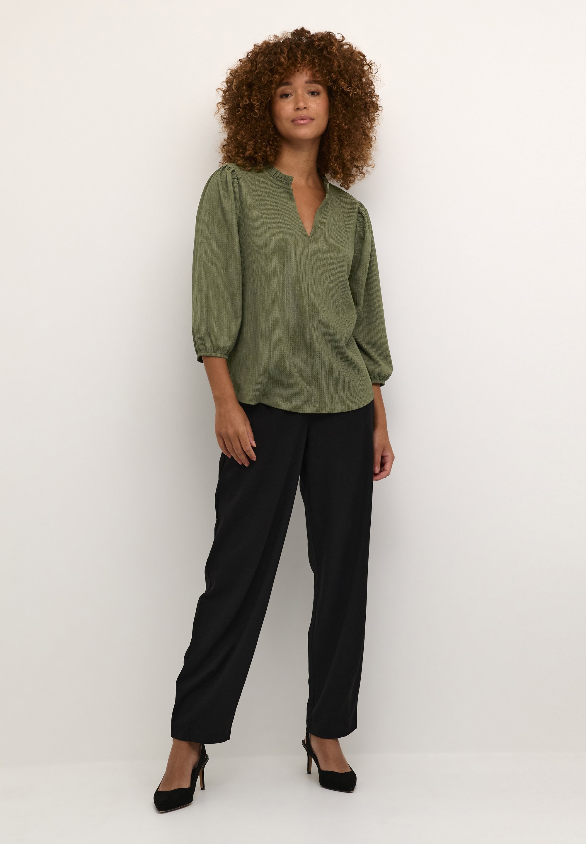 Kaffe KATRINE - Bluse - drueblad