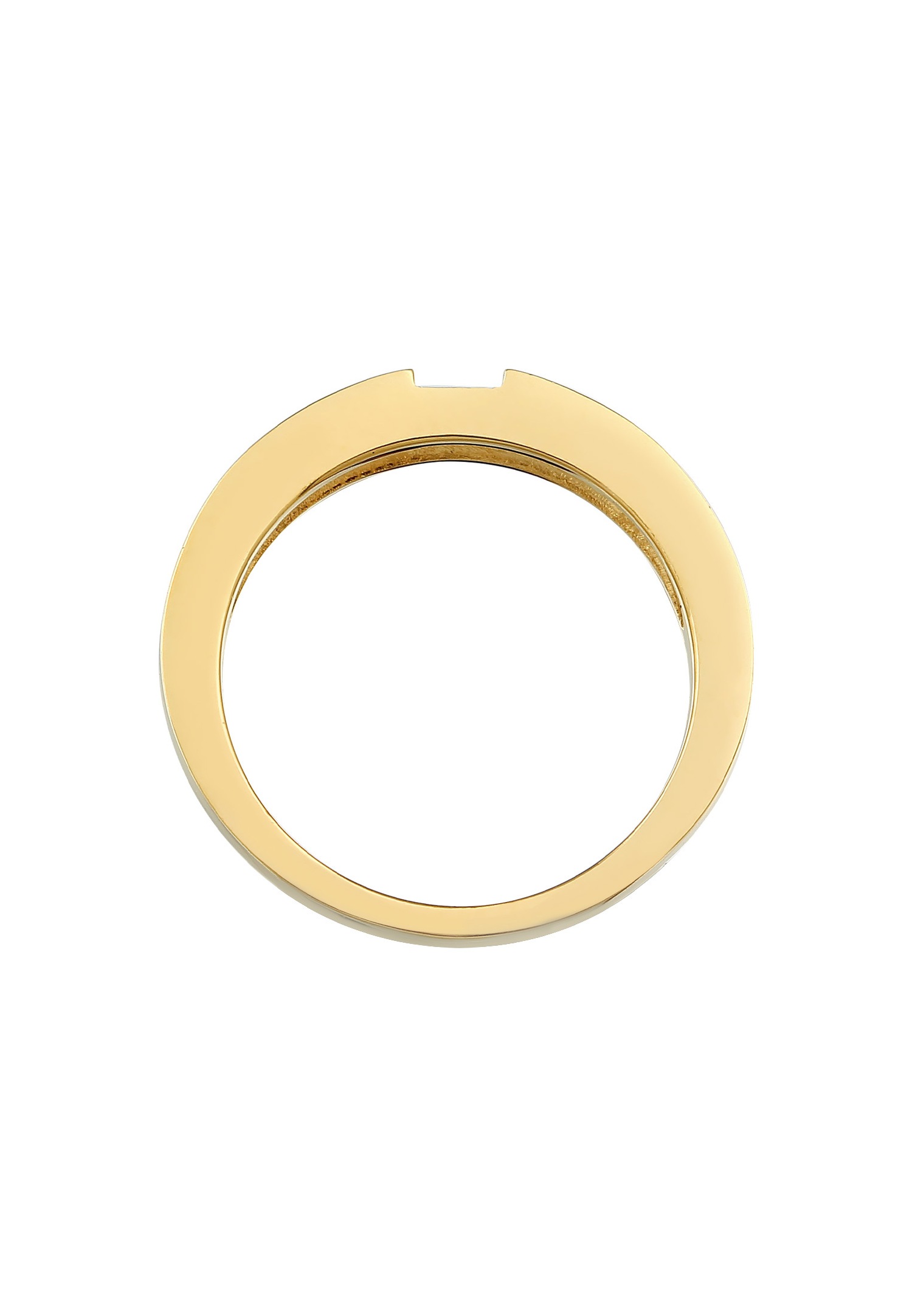 Elli Bague pour dames en argent sterling 925 : étroit, basique, minimal et tendance.