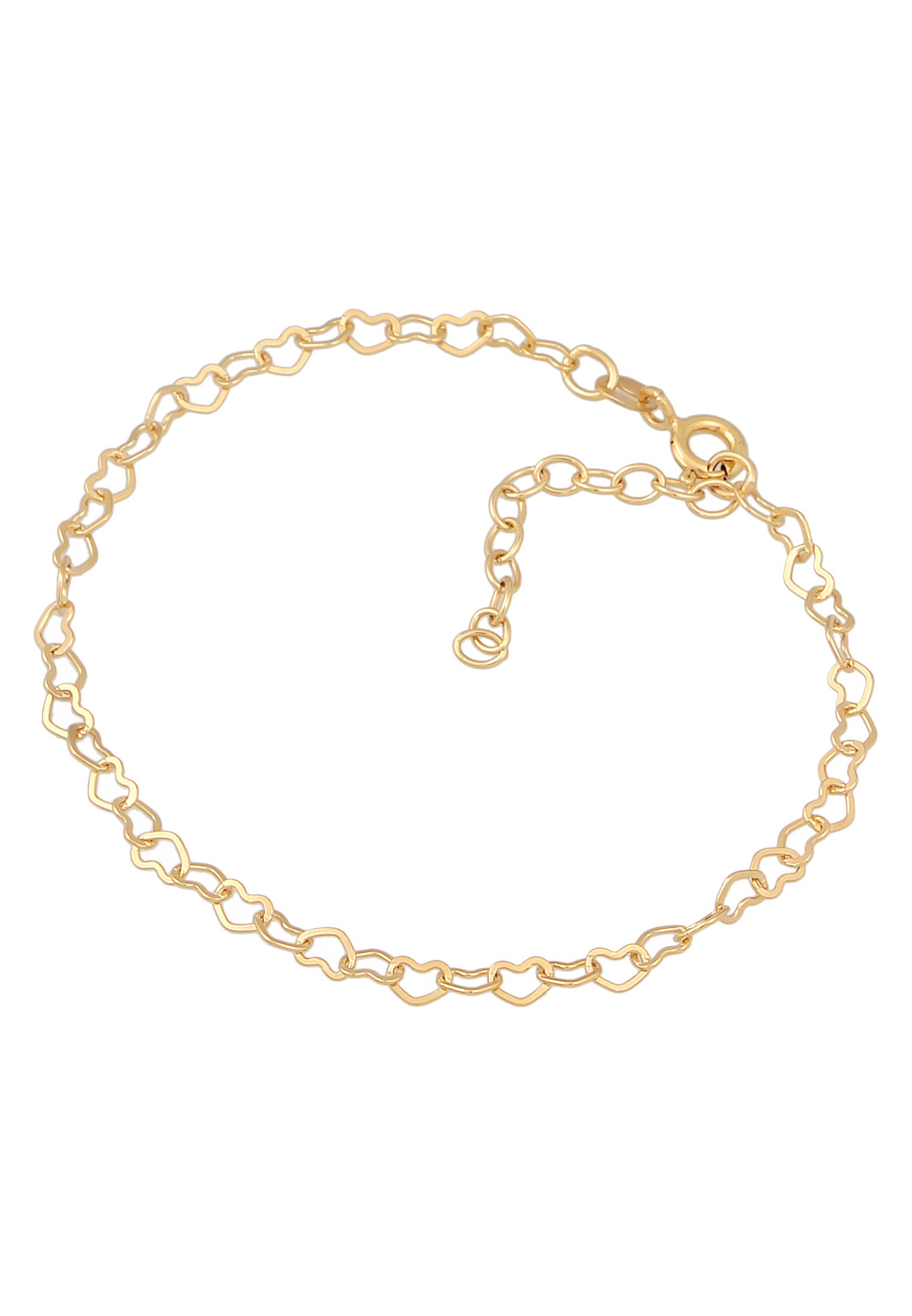 Elli Femmes Maillons Cœur Amour Connecté en Argent Sterling 925