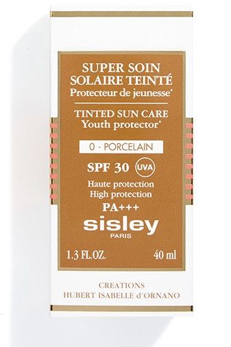 Super Soin Solaire Visage SPF 30 tonuotas kremas nuo saulės Veido apsauga