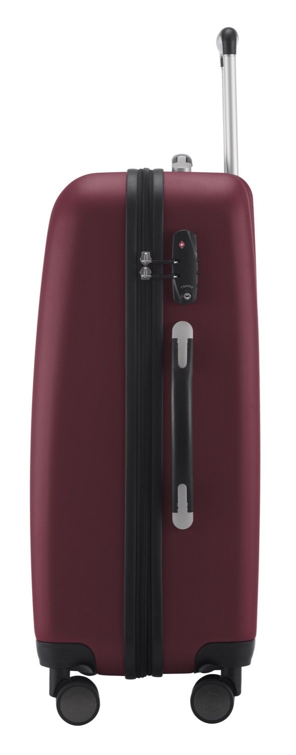 Bröllop - resväska hårt skal vit matt, TSA, 65 cm, 67 liter