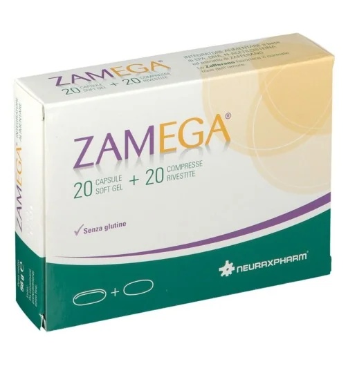 Zamega 20 zachte capsules + 20 filmomhulde tabletten