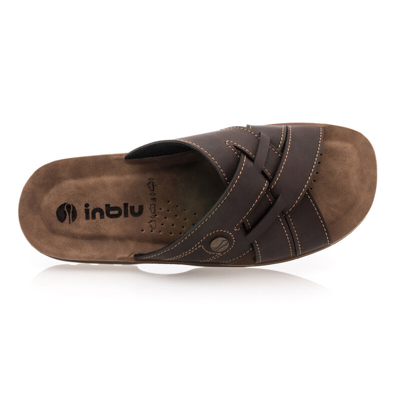  Brune sandaler / sko med åpen tå for menn