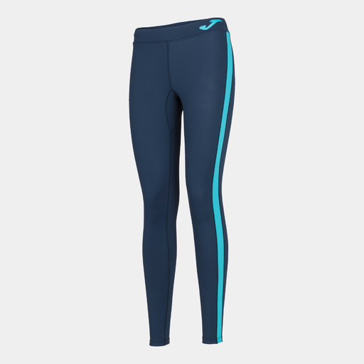 Collants longs Joma Ascona bleu marine turquoise fluorescent