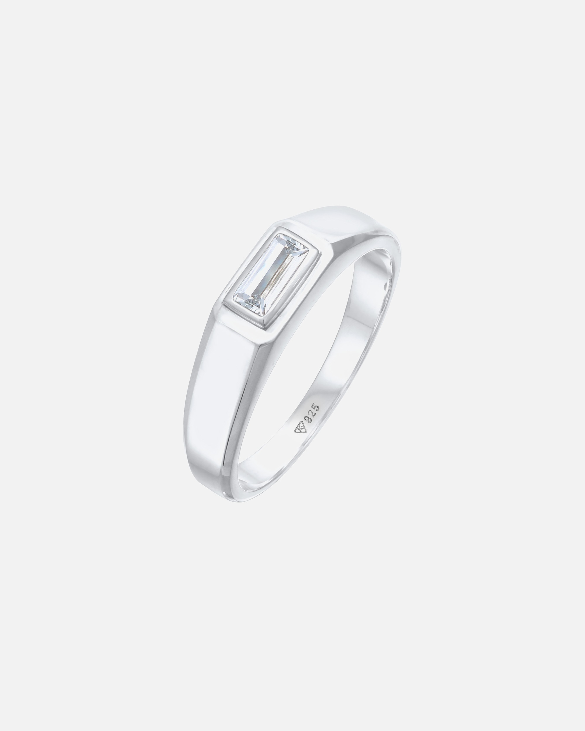 KUZZOI Hommes Simple Elégant avec topaze en argent sterling 925