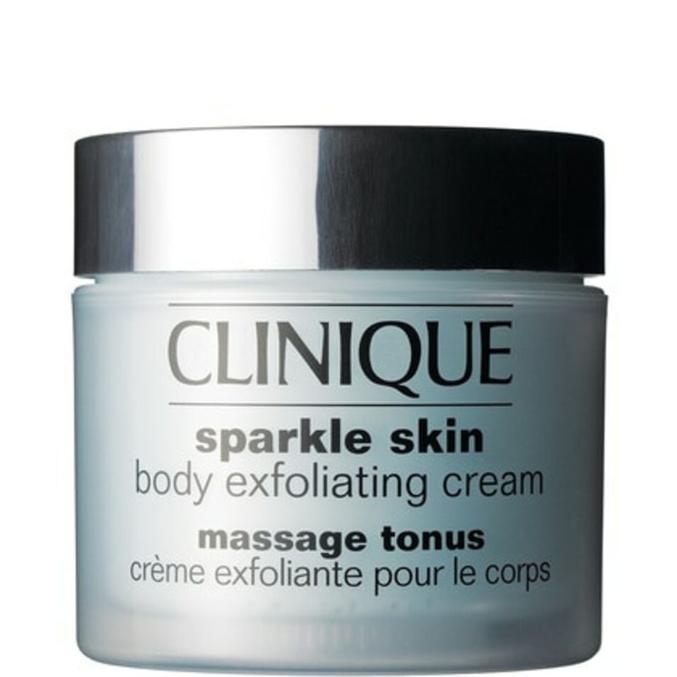 CLINIQUE SPARKLE SKIN™ BODY EXFOLIATING CREAM RIJKE EXFOLIËRENDE CRÈME VOOR HET LICHAAM - VERWIJDERT SCHILFERS & VERZACHT