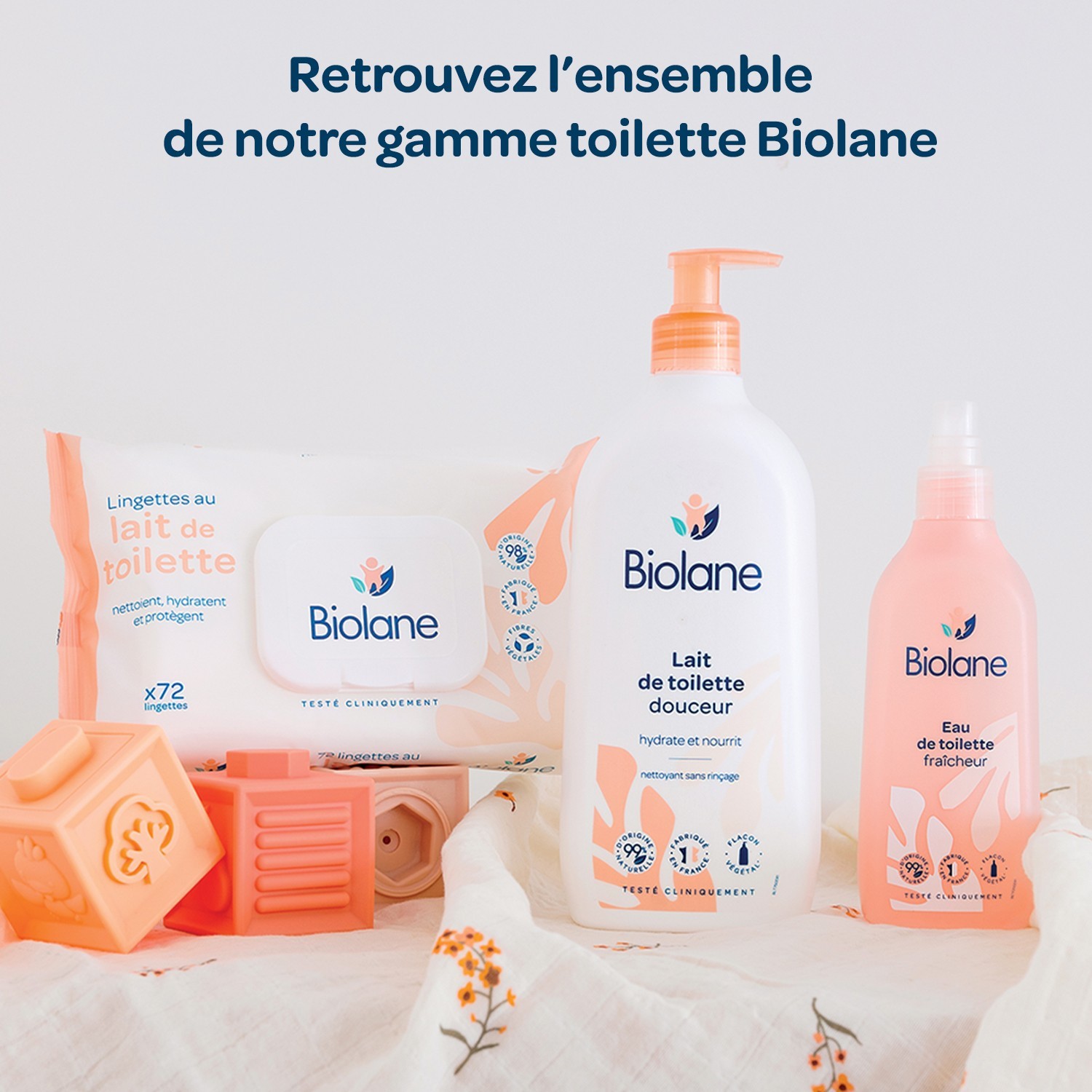 Biolane Lait de toilette 750 ml