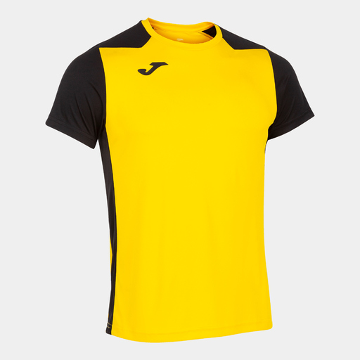 Camiseta Manga Corta Joma Record Ii Amarillo Negro