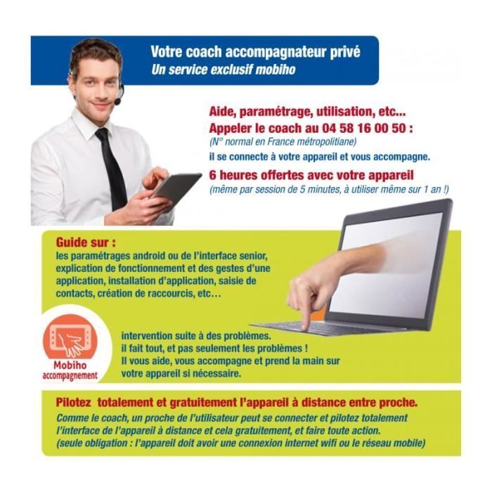 Le SMART PHOTO CONTACT 6,3 pouces : Smartphone senior grande taille dédié uniquement au minimum : appel sos, whatsApp