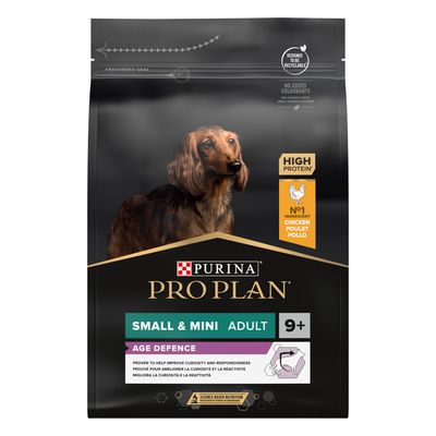 PURINA PRO PLAN Small & Mini Adult 9+ Age Defence - Kyckling