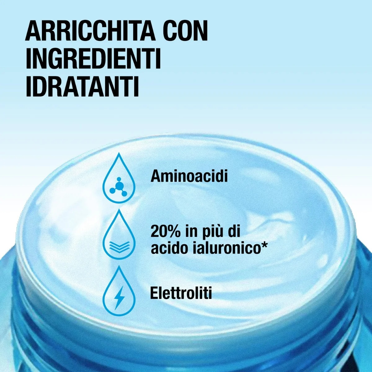 NEUTROGENA Hydro Boost crema facial en gel hidratante 50 ml para piel seca y sensible.