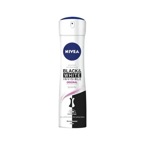 NIVEA Nivea Deodorant Zwart & Wit Invisible Original Antiperspirant Spray Action
