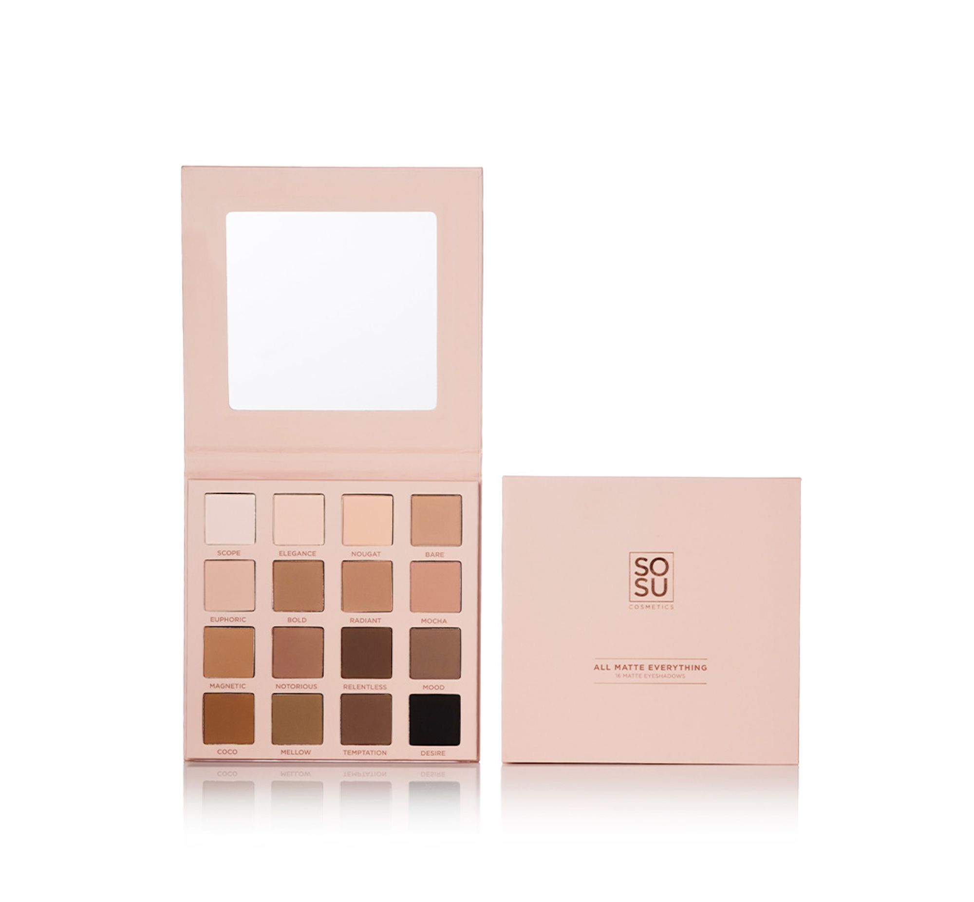 Paleta očných tieňov All Matte Everything Palety očných tieňov a líčenie