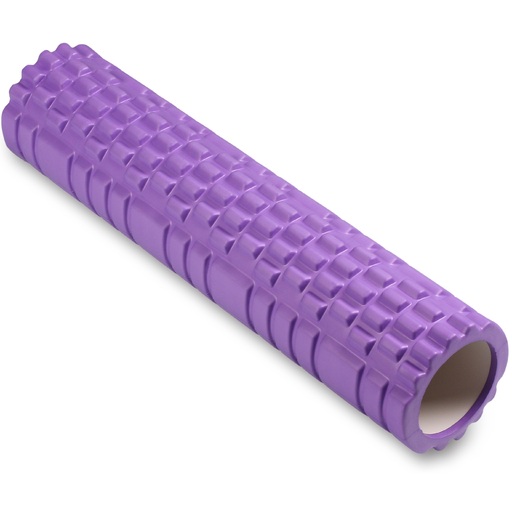 Indigoviolett rund cylindrisk skumrulle för massage och yoga