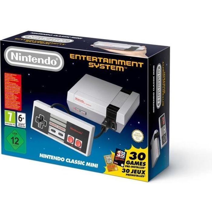 Consola Nintendo Classic Mini: Nintendo Entertainment System • Contiene 30 juegos