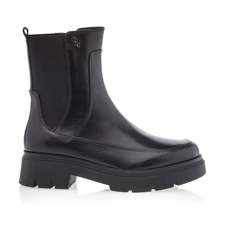 Schwarze Damenstiefel / Stiefeletten