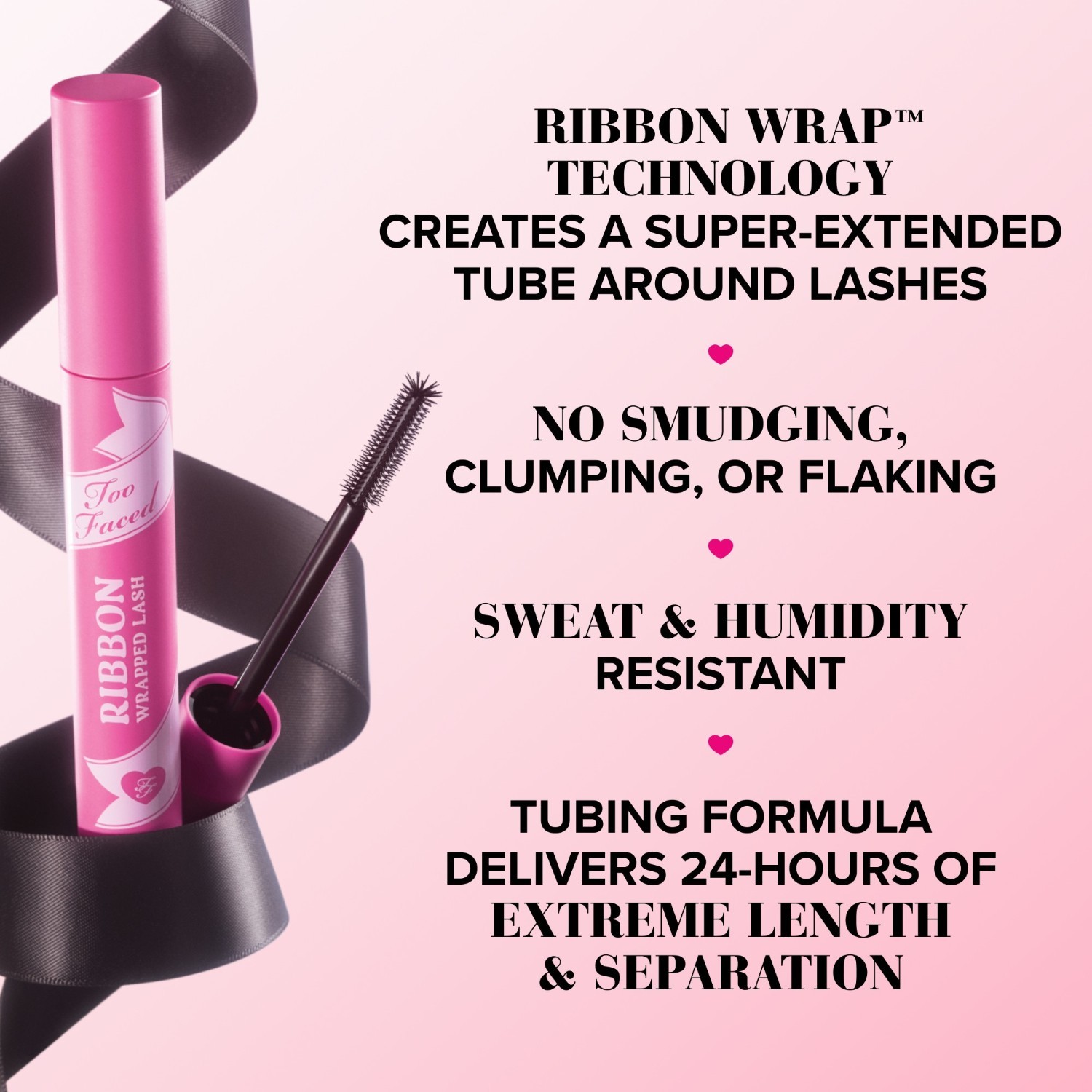 Too Faced Mascara lentītes ietītā skropstu tuša - 4,7 ml